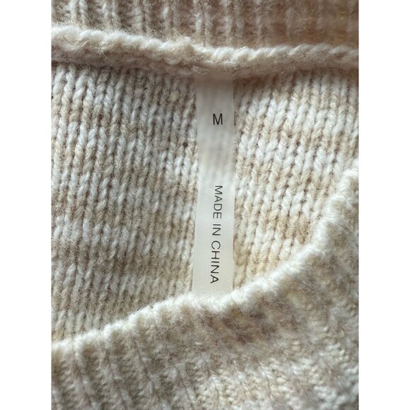 Margaret O'Leary Striped Round Neck 3/4-Sleeve Pullover Sweater Women's M - Picture 7 of 8